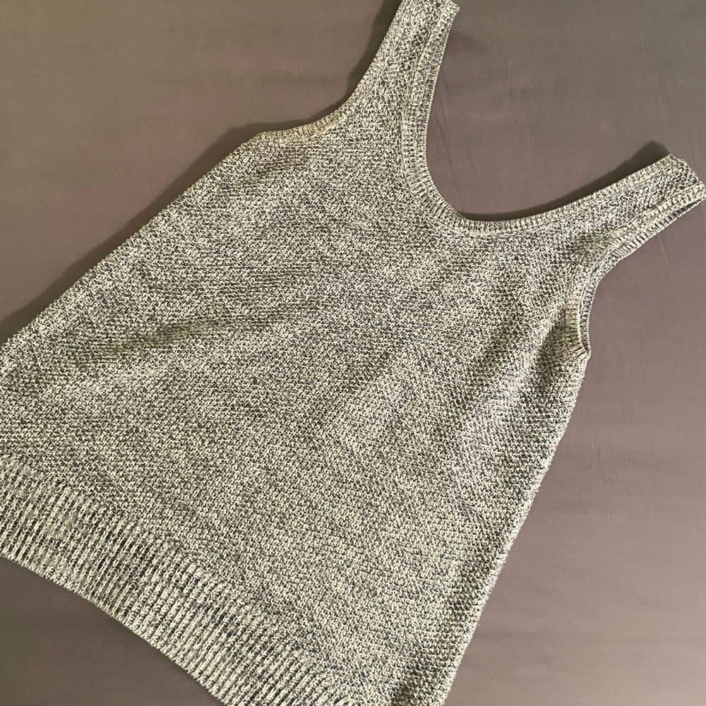 Knitted sweater tank top
